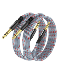 HOSONGIN USB Guitar Cable - USB Interface Male to 6.35mm 1/4" TS Mono Electric Guitar Converter Cable (10 Ft, Black)