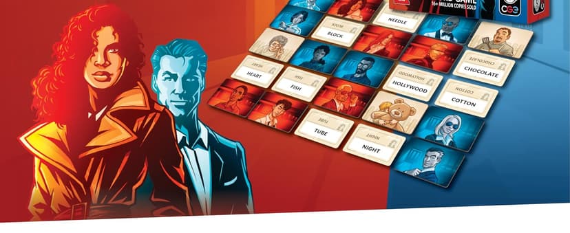 CGE Codenames Board Game (2nd Edition) The Top Secret Word Association Party Game for Friends & Family Game Nights, 4+ Players