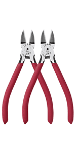 IGAN-P6 6-inch Ultra Sharp & Powerful Side Cutter Clippers with Longer Flush Cutting Edge, Ideal Wire Snips for Crafting, Floral, Electrical & Any Clean Cut Needs B087P191LP