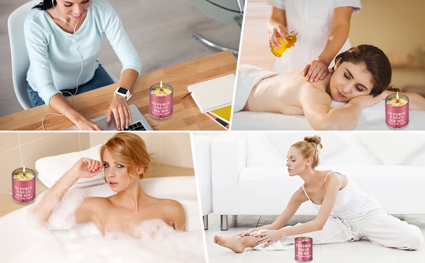 Birthday Gifts for Women,Valentines Galentines Day Gifts for Her Girlfriend,Mothers Day Gifts,Sister Gifts for Sisters,Friendship Gifts,Christmas Stocking Stuffers,Scented Candle Funny Gifts ldeas