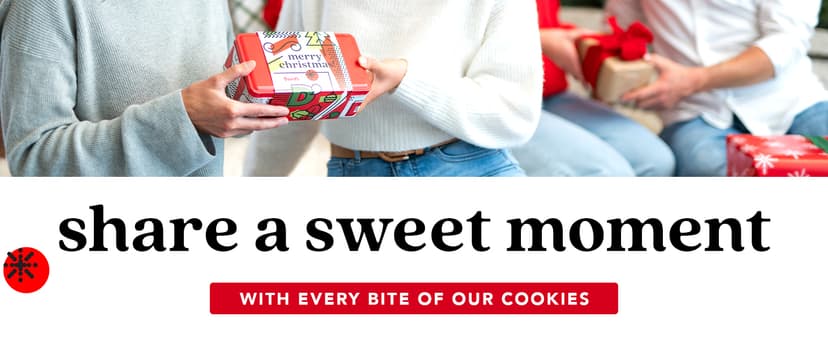 David's Cookies Merry Christmas Assorted Cookies in Sweet Sampler Tin – Fresh Baked Delicious Crunchy Cookies, Gourmet Cookie Gift Box For Friends, Family – Christmas Treats For Holiday Gatherings