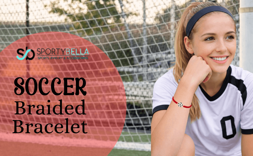 Soccer Bracelet, Soccer Jewelry, Adjustable Unisex Soccer Paracord Bracelets - Soccer Gift