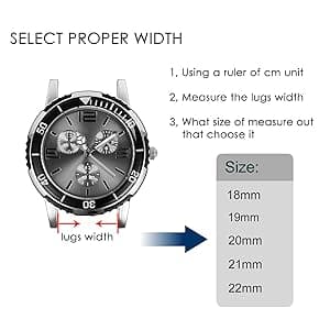 BISONSTRAP Men's Watch Bands, Hand-Stitched Leather Watch Straps, Quick Release, 18mm 19mm 20mm 21mm 22mm