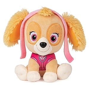 GUND Official PAW Patrol Skye in Signature Aviator Pilot Uniform Plush Toy, Stuffed Animal for Ages 1 and Up, 6" (Styles May Vary)