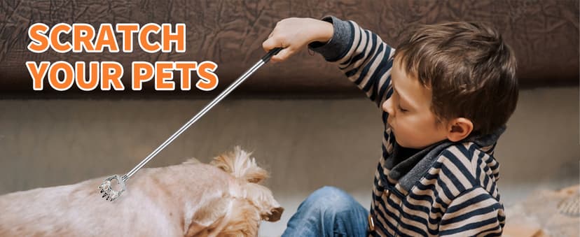 WOVTE Bear Claw Extendable Back Scratcher for Men Women, Stocking Stuffers for Adults Men, Mothers Day Fathers Day Birthday Christmas Gifts for Men Women Mom Dad Husband