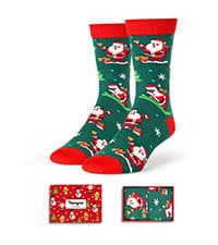 Christmas Gifts Stocking Socks - Xmas Stocking Stuffers for Men Women Secret Santa Gifts for Men Women
