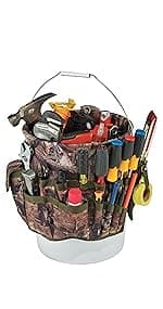 Bucket Boss The Bucketeer Bucket Tool Organizer in Brown, 10030