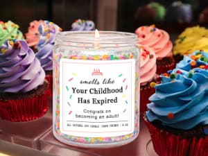18 Year Old Birthday Gifts for Daughter, Friend, Sister, Niece, Creamy Vanilla with Sprinkles Homsolver 18th Birthday Gifts for Girls, 18th Birthday Decorations Candle B0DCB8F4K5