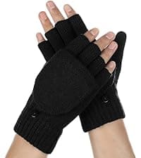 Achiou Winter Gloves, Glove for Men Women, Upgraded Touch Screen Texting Warm Running with Thermal Soft Knit Lining