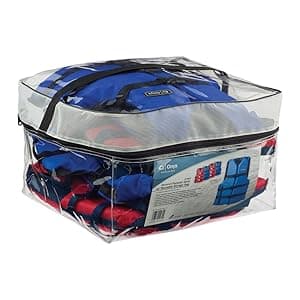 Onyx General Purpose Life Vest, Adult Universal (4-Pack),Red - Blue,30-52-Inch Chest, persons over 90-Pounds., universal