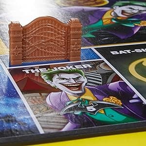 Monopoly Batman Edition Board Game | Monopoly Game for Batman Fans | Ages 8 and Up | 2 to 4 Players | Family Games | Strategy Games for Kids and Adults (Amazon Exclusive)