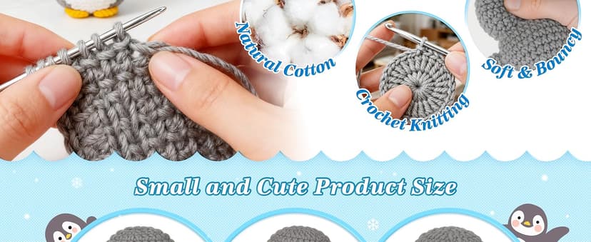 Miss You Thinking of You Gifts for Friend Couple, Positive Crochet Penguin, Farewell Goodbye Going Away Gift for Him Her Long Distance Relationship Gifts for Boyfriend Girlfriend Friendship B0GD69ZJ6M