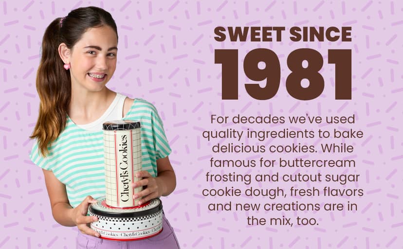 Cheryl's Cookies® Bow Gift Box with 24 Buttercream-Frosted Holiday Sugar Cookies, Individually Wrapped, Gourmet, & Fresh Delivery – Christmas Cookies, Holiday Dessert, Cookie Gift for Friends, Family, & Loved Ones