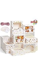 Dulcet Gift Basket - Beautiful Designed Box with Magnetic Closing Clasp - Gift Basket with Freshly Baked Gourmet Goods Each Individually Wrapped - Personalized Notes Included.