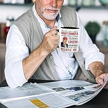 Grandpa Gifts - Grandpa Christmas Gift - Best Grandfather Ever Gifts From Grandchildren - Funny Gift For Grandfather - Father's Day Birthday Christmas Idea - Grandpas Ceramic Mug11 Oz