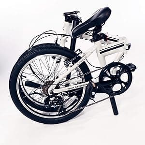 ZiZZO Campo 20 inch Folding Bike with 7-Speed, Adjustable Stem, Light Weight Frame