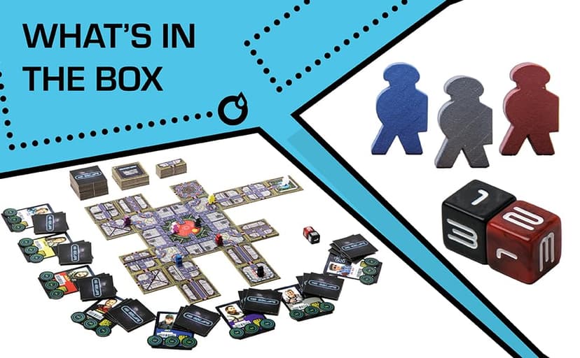 No Escape Board Game - Strategy Board Game for Adults, Family, Party - Unique Strategic Space Sabotage Traitor Maze Game with Tiles - Fun for Kids, Teenagers, Adults, 2 to 8 Players