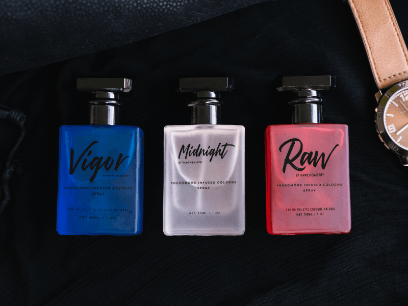 RawChemistry - A Pheromone Infused Mens Cologne Gift Set - Set of 3 Colognes