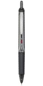 Pilot Precise V5 RT Refillable & Retractable Rollerball Pens, Extra Fine Point Pens 0.5 mm, Black, Pack of 2 - Ideal for School, Journaling & Office Writing