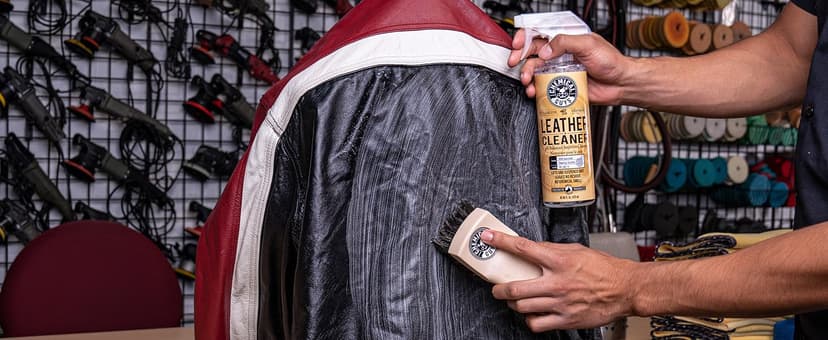 Chemical Guys Leather Cleaner and Conditioner Kit - 2 Bottles (4 oz Each), Car Cleaner and Conditioner, Safely Cleans & Conditions Leather Car Interiors, Furniture, Shoes, Boots, Bags, Apparel & More