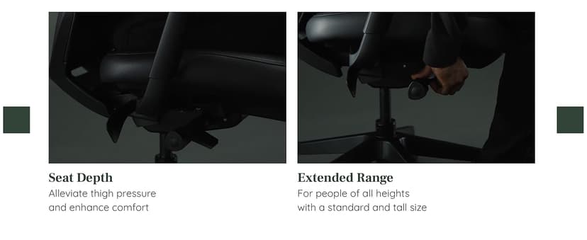 Branch Ergonomic Chair Pro - Mesh Office Chair with 14 Points of Adjustment - Height, Depth & Tilt Adjustable - 5D Armrests - Forward Tilt, Smooth Recline, and Lumbar Support - Black