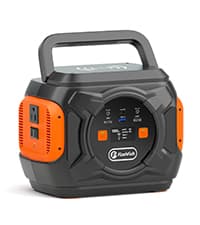 200W Portable Power Station, FlashFish 40800mAh Solar Generator With 110V AC Outlet/2 DC Ports/3 USB Ports, Backup Battery Pack Power Supply for CPAP Outdoor Advanture Load Trip Camping Emergency.