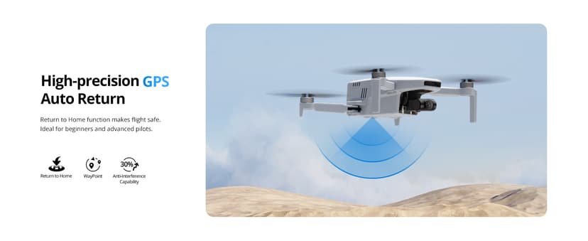 Potensic ATOM 3-Axis Gimbal 4K GPS Drone, Under 249g, 32 Mins Flight, 6KM Long Range Transmission, Visual Tracking, 4K/30FPS QuickShots, 12MP Photo, Lightweight and Foldable for Adults Beginners