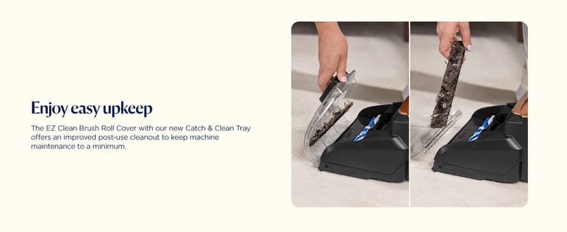 BISSELL Revolution HydroSteam Carpet Cleaner, Upright Deep Cleaner, HydroSteam Technology, 4-inch Self-Cleaning Tough Stain Tool & Formulas Included, 4123