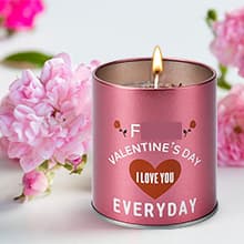 Valentines Galentines Day Gifts for Her Birthday Gifts for Women Friend Wife Girlfriend Girls Romantic Naughty Gift for Her Tin Soy Candles Unique Ideas 9oz Scented Candles