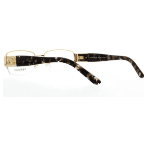 Versace VE 1175B Eyeglasses w/Gold Frame and Non- 53 mm Diameter Lenses,