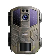 iZEEKER Trail Camera, HD Game Camera with 940nm No Glow Night Vision Motion Activated 0.2s Trigger Time, Hunting Camera No WiFi, IP66 Waterproof for Wildlife Monitoring Outdoor Security Deer Scouting