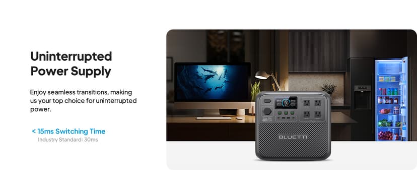 BLUETTI Solar Generator Elite 200 V2, 2073.6Wh LFP Battery Backup w/ 4 2600W AC Outlets (3900W Power Lifting), 17-Year Lifespan, Portable Power Station for Camping, Off-grid