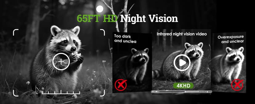 MAXDONE Solar Trail Camera WiFi Bluetooth - 4K 64MP Game Camera with 6000mAh Battery, Rechargeable Trail Cam with Night Vision Motion Activated IP66, Wildlife Cameras Deer Cams for Outdoor Backyard