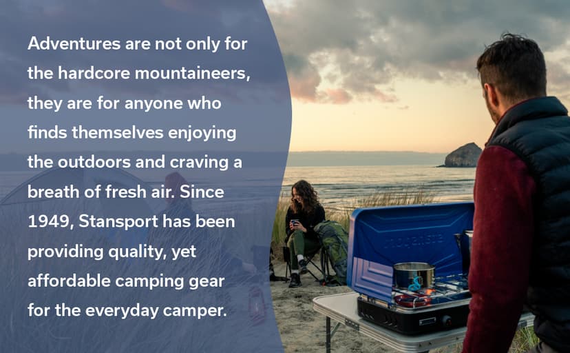 Stansport 2 Person Camping Tent
