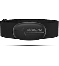 COOSPO Bluetooth Heart Rate Monitor Chest Strap H808S, ANT+ BLE HR Monitor Chest, HRM IP67 Waterproof, 300H Battery Life