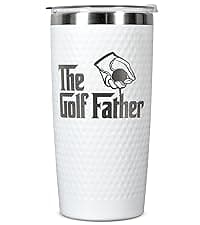 Golf Gifts for Dad - Fathers Day Golf Gifts for Men, Dad, Husband - Funny Golfer Gift - Golfer Ideas for Men, Golfers - Fathers Day Gift - 20 Oz Stainless Steel Tumbler