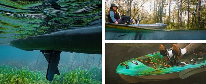 Pelican Catch HDII Premium Angler - Sit-On-Top Fishing Kayak - HyDryve Pedal System & Comfortable Ergocast seat