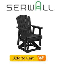 SERWALL Patio Chaise Lounge Chair Set of 2, 78'' Long 5-Positions Adjustable HDPE Outdoor Lounger for Pool, Poly Lounge Chair with Rolling Wheels & Cup Holder for Poolside, Deck, Blue