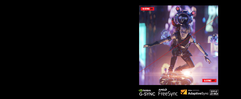 ASUS ROG Strix 27” 1440P OLED Gaming Monitor (XG27AQDMG) - QHD, Glossy OLED, 240Hz, 0.03ms, Custom Heatsink, Anti-flicker,Uniform Brightness, G-SYNC Compatible, 99% DCI-P3, DisplayWidget, 3yr warranty