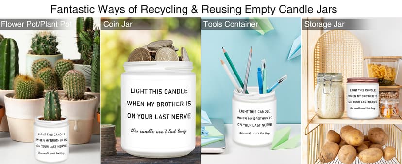 HOMSOLVER Sister in Law Gifts from Sister, Birthday Anniversary Christmas Engagement Bridal Shower Wedding Gifts for Sister in Law, Funny Lavender Candle Gift for Future Sister-in-Law Idea