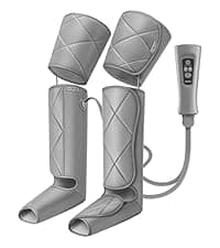 RENPHO Leg Compression Massager, Leg Massager Calf Massager for Circulation and Pain Relief, Effective for Father Mother Reduce Swelling, Grey