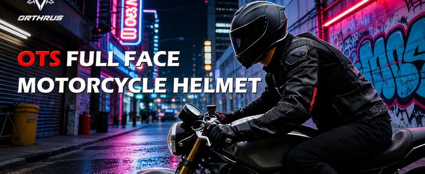 Orthrus Full Face Motorcycle Helmet for Adults Men & Women DOT Approved Motorbike Street Bike Racing Helmets with Tinted & Clear Visors (Matte Black, Large)