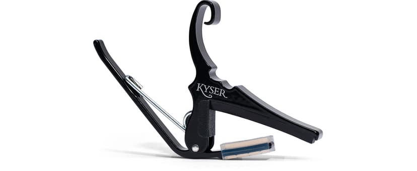 Kyser Quick-Change Guitar Capo for 6-string acoustic guitars, Ruby Red, KG6RA