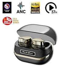 SoundPEATS Q40 HD Sports Neckband Headphones with LDAC Hi-Res Audio & Bluetooth 6.0 Stable Connection, IP67 Waterproof Wireless Earbuds, 20H Playtime for Running Gym, Fast Charge, Dual Pairing