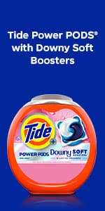 Tide Power PODS White Laundry Detergent Pacs, 45 Count, Brilliant Whitening + Color Protect