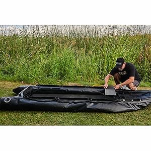 2 Person Inflatable Kayak Fishing PVC Kayak The Dimension 130'' *43'*11.8'' Inflatable Kayak Rescue Rubber Rowing Kayak with Pump Aluminum Alloy Seat Paddle Inflatable Mat, Repair Kit, Fin