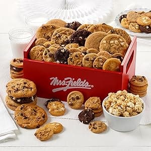 Mrs. Fields Signature Cookie Combo Crate - Assorted with 6 Original Cookies and 24 Nibblers Bite-Sized Cookies in our 5 Classic Flavors