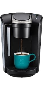 Keurig K-Slim Single Serve K-Cup Pod Coffee Maker, Multistream Technology, 3 Brew Sizes, Slim and Sleek Design, 46oz Removable Reservoir, Black