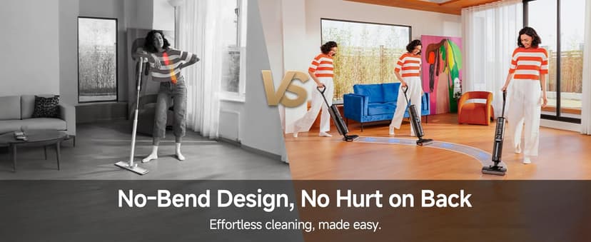 DREAME G10 Pro Wet Dry Vacuum Cleaner, Vacuum Mop All in One with Auto Self-Cleaning, Floor Cleaner Machine for Hard Floor, 35 Mins Runtime, Edge Cleaning, Self-Propelled Vacuum Mop Combo