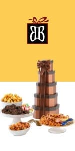 Gift Basket with Assorted Sweets, Cookies and Nuts